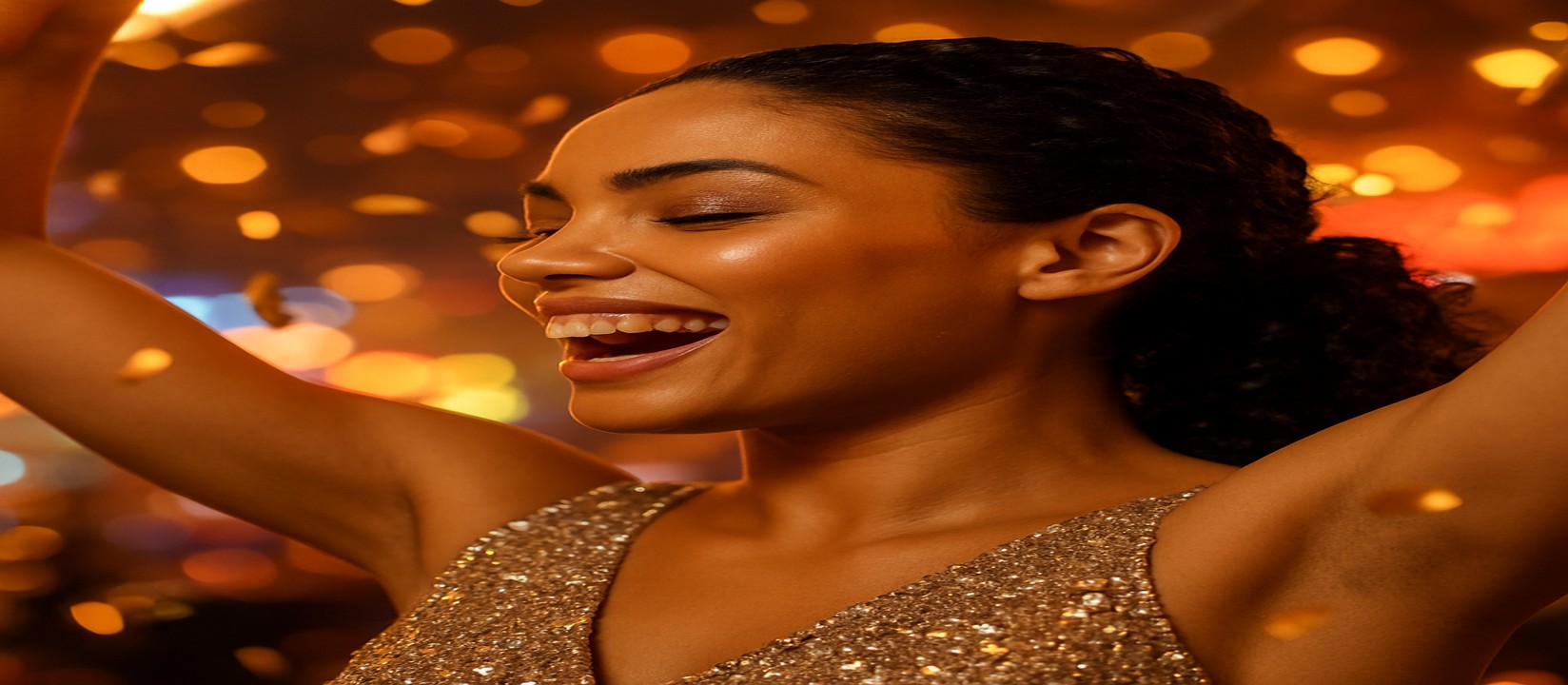 এভিয়েটর গেমে জয়ী হওয়ার আনন্দে এক নারী উচ্ছ্বাসে ভেসে ওঠেন, চারপাশে স্বর্ণমুদ্রা ছড়িয়ে পড়ে